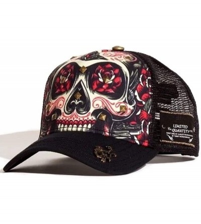 Baseball Caps Red Monkey Poder Dia Fashion Unisex Skull Limited Trucker Hat Cap - CP192AIXWO6 $78.41
