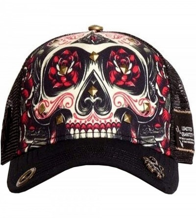Baseball Caps Red Monkey Poder Dia Fashion Unisex Skull Limited Trucker Hat Cap - CP192AIXWO6 $38.31