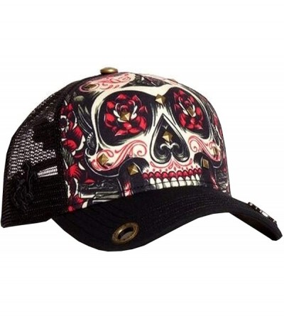 Baseball Caps Red Monkey Poder Dia Fashion Unisex Skull Limited Trucker Hat Cap - CP192AIXWO6 $38.31