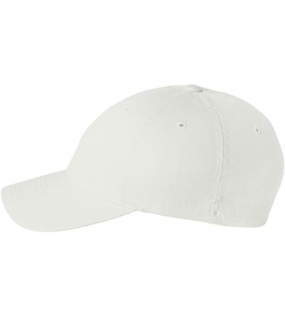 Baseball Caps Premium Low Profile Garment Washed Twill Cap 6997 - White - CX11EFVVCPJ $8.99