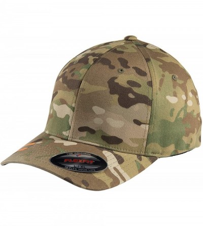 Baseball Caps Men's Athletic Baseball Flex-Fitted Cap. Flexfit Baseball Hat. - Multicam Camo - C0198ASQM0Q $11.67