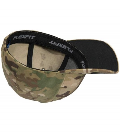 Baseball Caps Men's Athletic Baseball Flex-Fitted Cap. Flexfit Baseball Hat. - Multicam Camo - C0198ASQM0Q $11.67