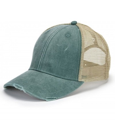 Baseball Caps Durable Structured Ollie Cap - Forest Green/Tan - CB11JLJ1OZN $11.49