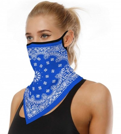 Balaclavas Face Bandana Ear Loops Face Rave Balaclava Scarf Neck Gaiters for Dust Wind Motorcycle Mask Men and Women - CH198O...