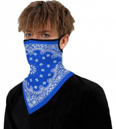 Balaclavas Face Bandana Ear Loops Face Rave Balaclava Scarf Neck Gaiters for Dust Wind Motorcycle Mask Men and Women - CH198O...