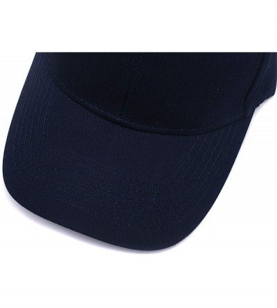 Baseball Caps Custom Baseball Hat-Snapback.Design Your Own Adjustable Metal Strap Dad Cap Visors - Navy Blue - C618KQGEG5K $9.35
