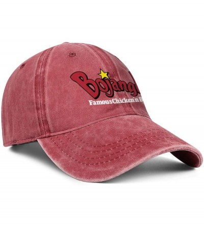 Baseball Caps Unisex Baseball Cap Printed Hat Denim Cap for Cycling - Bojangles' Famous Chicken-56 - CD193648LEQ $16.04