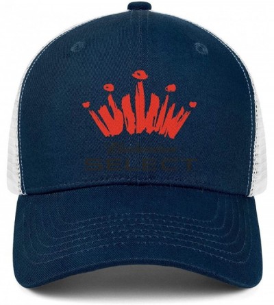 Baseball Caps Budweiser-Logos- Woman Man Baseball Caps Cotton Trucker Hats Visor Hats - Dark_blue-14 - CP18WEK7R27 $19.75