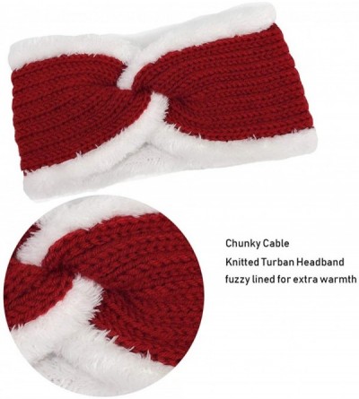 Cold Weather Headbands Braided Ponytail Headbands Headband Accessories - M - CL18A8HCEK4 $8.75