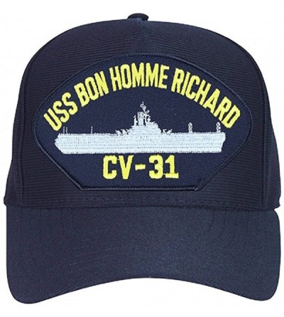 Baseball Caps USS Bon Homme Richard CV-31 Navy Ship Cap - CQ17Z6CQSOK $21.31