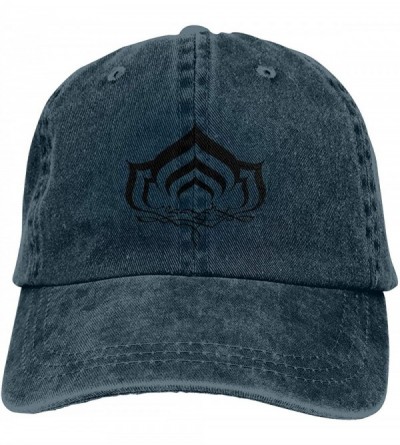 Cowboy Hats Warframe Fashion Adjustable Cowboy Cap Denim Hat for Women and Men - Navy - CW18R7S7NTT $13.46
