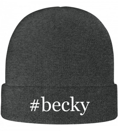 Skullies & Beanies Becky - Hashtag Soft Adult Beanie Cap - Grey - CA18AXGAZT7 $38.69