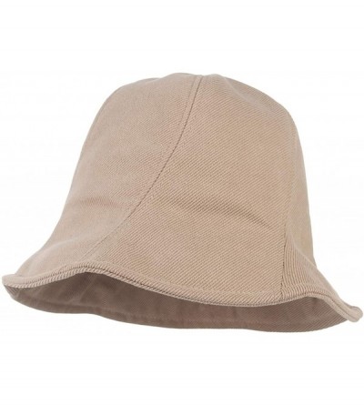 Berets Women Fashion Bucket Cloche Hat Twill Corduroy Fisherman Hat Packable Casual Autumn Winter Hat - Khaki - CM18AID6N0M $...