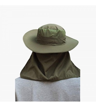 Sun Hats Outdoor UPF 50+ UV Sun Protection Waterproof Breathable Face Neck Flap Cover Folding Sun Hat for Men/Women - CO18Q20...