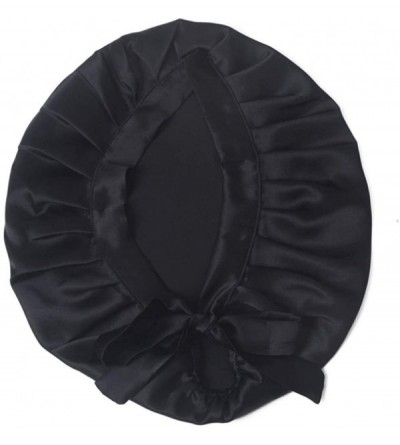 Skullies & Beanies Natural Sleep Bonnet Beauty - Black - CJ12NA5JIMR $20.07