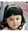 Headbands Children Rhinestone Heart Headband Crown Tiara Baby Princess Crown Customized - CH11O0YF9WX $8.11