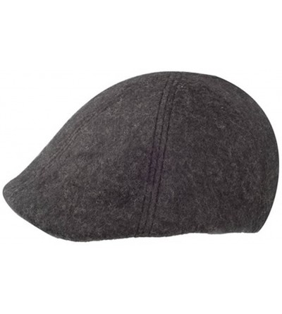 Newsboy Caps Winter Wool Fashion Ivy Cap - Charcoal - CZ119ZKNGVN $20.62