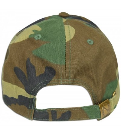 Baseball Caps Donut Hat Dad Embroidered Cap Polo Style Baseball Curved Unstructured Bill - Woodland Camo - CT1854NKO6A $15.46