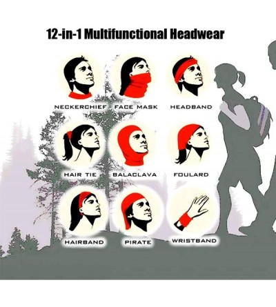 Balaclavas Seamless Neck Gaiter With Filters Bandanas Face Scarf Headwear Rave Balaclava Headwraps for Women Men - CF199Q53EN...