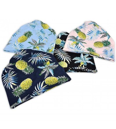 Skullies & Beanies Chemo Cancer Sleep Scarf Hat Cap Cotton Beanie Lace Flower Printed Hair Cover Wrap Turban Headwear - C2196...