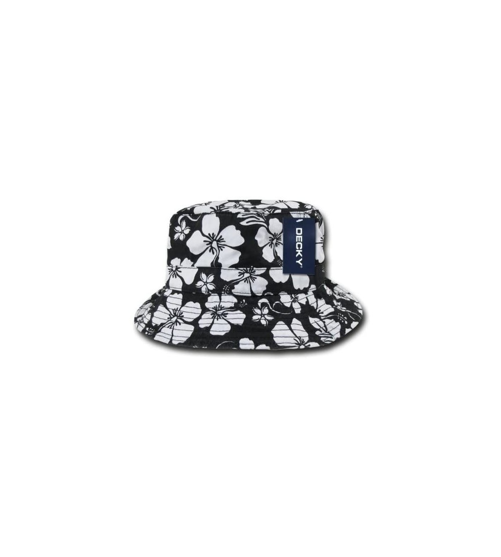 Bucket Hats Floral Polo Bucket Hat - Black - CN11IZKH39F $14.97