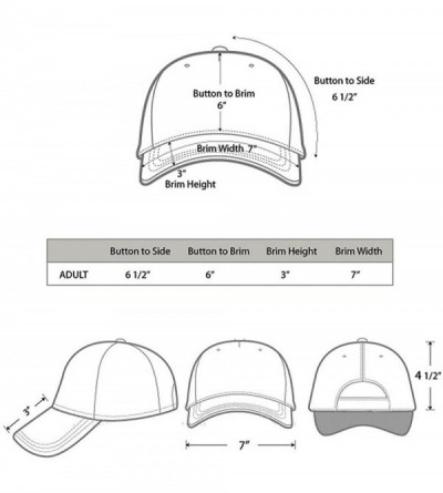 Baseball Caps Plain Blank Baseball Caps Adjustable Back Strap Wholesale Lot 6 Pack - Brown - C0180Z0H4MC $16.04