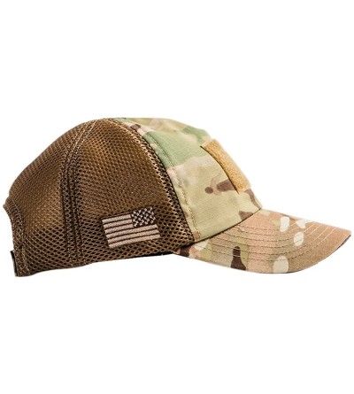 Baseball Caps American Made Mesh Back Hat Drop Line - Multicam - CM189K25NDN $41.11