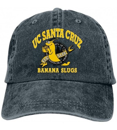 Baseball Caps Adult Unisex Cowboy Cap-Creative UC San-ta Cruz Slugs Fashion Printed Basetball Hat Creative Design - Navy - CX...