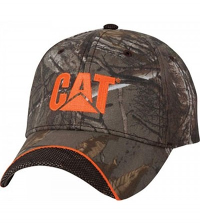 Baseball Caps Cat Realtree Camo w/Mesh Trim Hat - CS12D5PJWHF $16.59