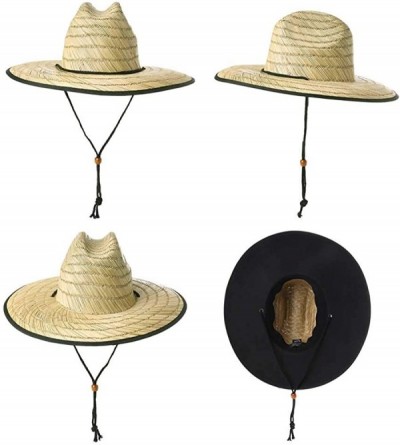 Fedoras Western Style Round Up Cowboy Straw Hat Ladies Fedora Shapeable Brim Beach Hats - 99759_natural - CG18SY4ZL3S $34.96