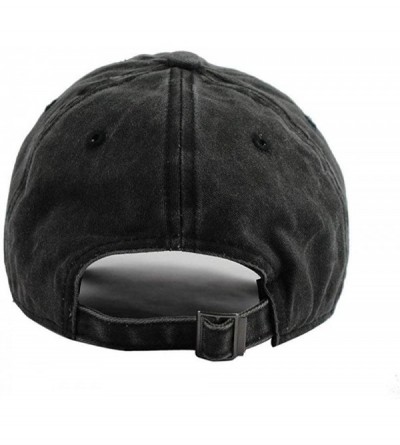 Baseball Caps Afro Samurai Plain Cotton Adjustable Washed Twill Low Profile Baseball Cap Hat Black - Natural - CW18TH33H2W $1...