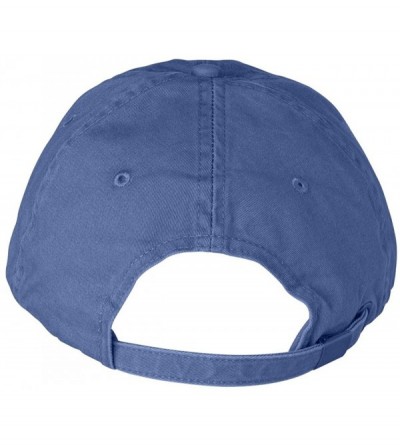 Baseball Caps Solid Low-Profile Pigment-Dyed Cap (145) - Deck Blue - C41123PKON5 $10.24