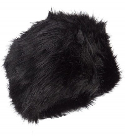 Bucket Hats Women's Faux Fur Hats - Black - C3127A783AT $24.99