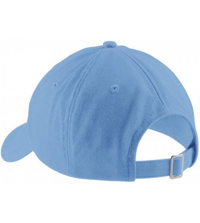 Baseball Caps Brushed Twill Low Profile Cap in - Carolina Blue - CY11VQ4RFAN $10.12