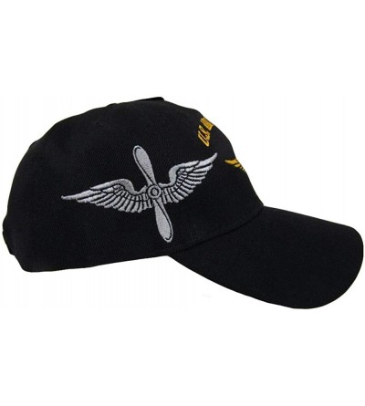 Skullies & Beanies U.S. Army Aviation Division Shadow Black Embroidered Cap Hat - C6185WCZYE3 $7.81