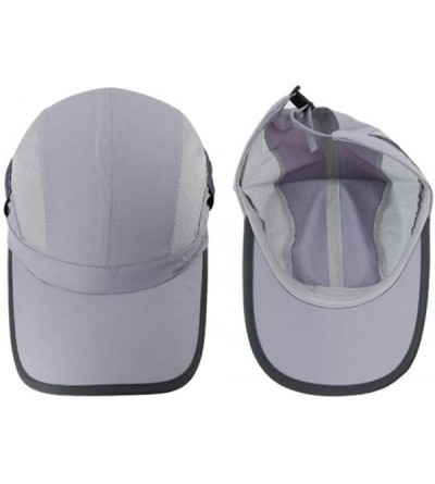 Baseball Caps Lightweight Running Waterproof Baseball Protection - Light Gray - CX18EXK2OA2 $10.31
