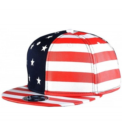 Baseball Caps Unisex Snapbacks Adjustable Hats Baseball Cap- One Size - Red Us Flag - CX129S3W7LV $12.28