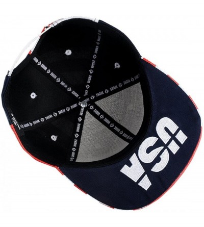 Baseball Caps Unisex Snapbacks Adjustable Hats Baseball Cap- One Size - Red Us Flag - CX129S3W7LV $12.28