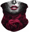Balaclavas Rave Bandana for Men Women Neck Gaiter Scarf Dust Wind Balaclava Headwear - Rose Lady - CR199UCHX7H $25.58