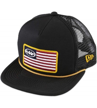 Baseball Caps Unisex-Adult Stars and Bars 2 Snapback Trucker Hat (Black- One Size)-F35196109BLKONZ - Black - CH12DQU8AT9 $28.71