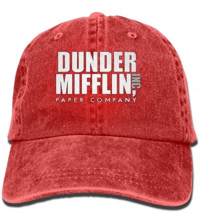 Cowboy Hats Top Quality Dunder Mifflin Classic Adjustable Sporting Hat For Running- Workouts and Outdoor Activities Ash - CG1...