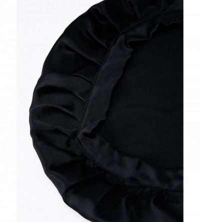 Skullies & Beanies Natural Sleep Bonnet Beauty - Black - C7189XSHKQA $20.26