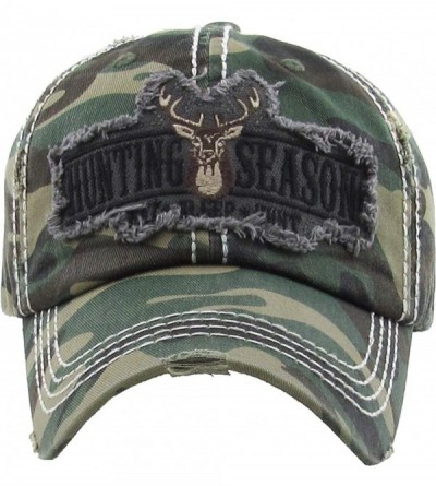 Baseball Caps Outdoor Hunting Tactical Distressed Baseball Cap Dad Hats Adjustable Unisex - (4.2) Camouflage Hunting Season -...