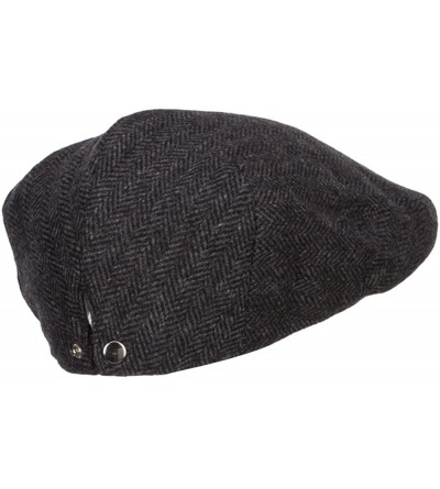 Newsboy Caps Men's Adjustable Wool Blend Ivy Cap - Grey - C412LJZ044N $30.64