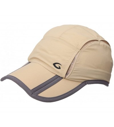 Baseball Caps Mens UPF50 Quick-Dry Baseball Cap Foldable Brim Free-Size Sun Hat Unisex - 89056_beige - CW17Z6M7HZH $11.61