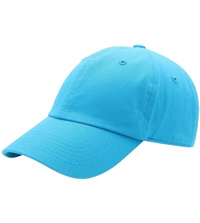 Baseball Caps Baseball Cap for Men Women - 100% Cotton Classic Dad Hat - Aqua - CC18EE5H87I $8.35