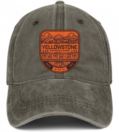 Baseball Caps Yellowstone National Park Casual Snapback Hat Trucker Fitted Cap Performance Hat - Yellowstone National Park-12...