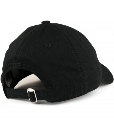 Baseball Caps Low Profile Vintage Washed Cotton Baseball Cap Plain Dad Hat - Black - CQ1864WIYCN $13.46