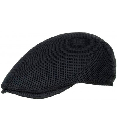 Newsboy Caps Beret Cap Men's Breathable Master Hat Classic Flat Mesh Newsboy Collection Hat - Gray - CL18W6IACNW $23.77