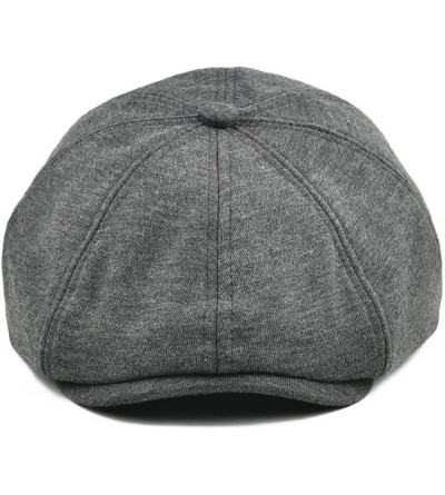 Newsboy Caps Men's Cotton Flat Ivy Gatsby Newsboy Driving Hat Cap - Style4-dark Grey - CO18G6IWGI4 $15.07